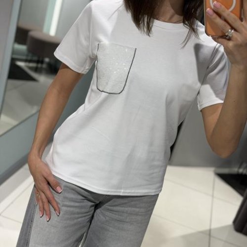 Футболка Comod (S-L) 2176 white (лето) Comod 2176 white