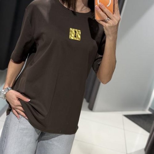 Футболка Comod (S-L) 5707 brown (лето) Comod 5707 brown