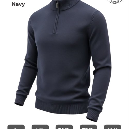 Свитер 2BRO (L-5XL) 3371 navy (деми) 2BRO 3371 navy