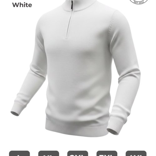 Свитер 2BRO (L-5XL) 3371 white (деми) 2BRO 3371 white