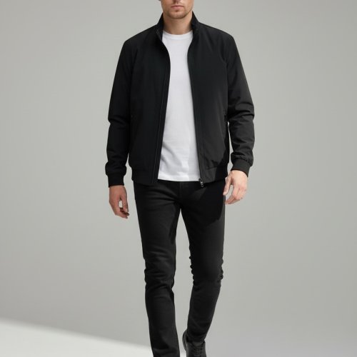 Куртка 2BRO (M-3XL) 8501 black (деми) 2BRO 8501 black