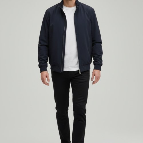 Куртка 2BRO (M-3XL) 8501 navy (деми) 2BRO 8501 navy