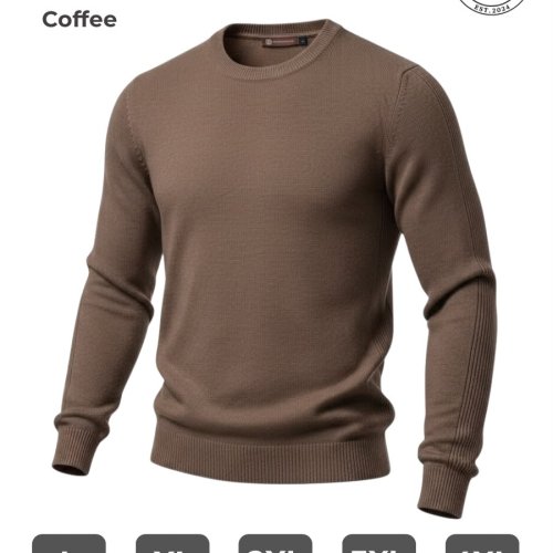 Свитер 2BRO (L-5XL) 913 coffee (деми) 2BRO 913 coffee