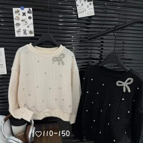 Свитер Delfinka (110-150) 323059 black (деми) Delfinka 323059 black