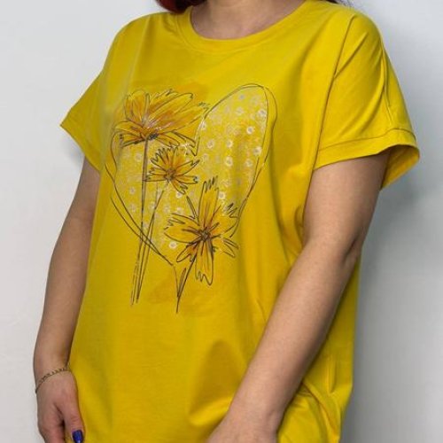 Футболка Kosta (50-54) 8103 yellow (лето) Kosta 8103 yellow