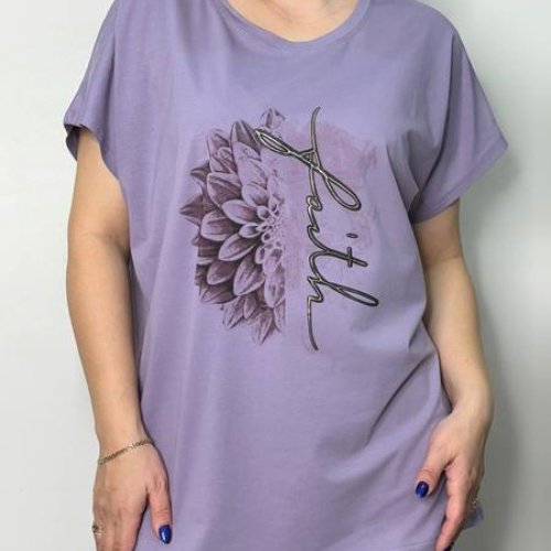 Футболка Kosta (50-54) E013 lilac (лето) Kosta E013 lilac