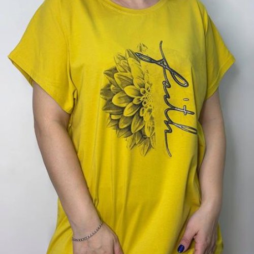 Футболка Kosta (50-54) E013 yellow (лето) Kosta E013 yellow