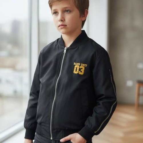Ветровка Delfinka (140-180) 882609 black (деми) Delfinka 882609 black
