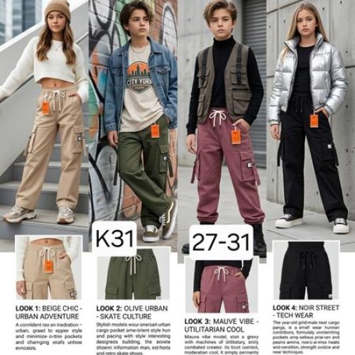 Штаны спорт Фунтик (8-12) K23 khaki (деми) Фунтик K23 khaki