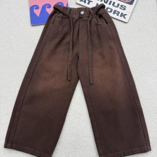 Джинсы Yalisi (120-170) F018 brown (деми) Yalisi F018 brown