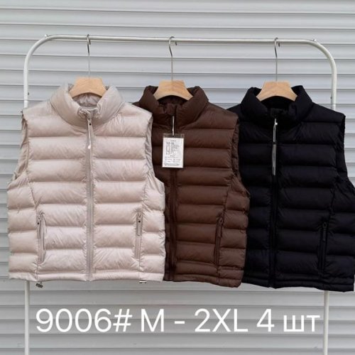 Жилетка DGMD (M-2XL) 9006 black (деми) DGMD 9006 black
