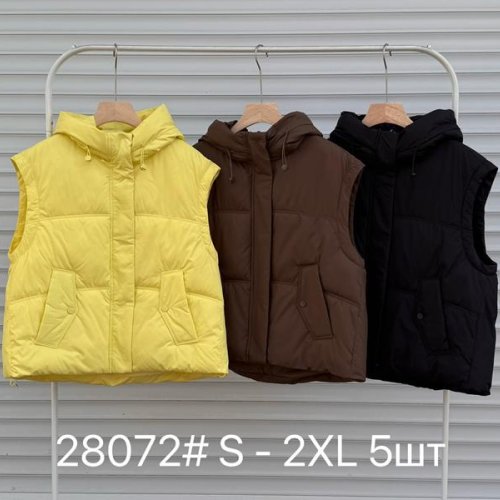 Жилетка DGMD (S-2XL) 28072 brown (деми) DGMD 28072 brown