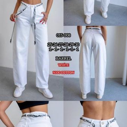 Джинсы Maxim Jeans (25-30) 015-008 white (деми) Maxim Jeans 015-008 white