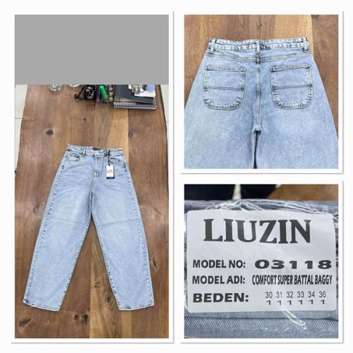 Джинсы Maxim Jeans (30-36) 03118 blue (деми) Maxim Jeans 03118 blue