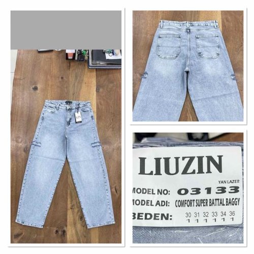 Джинсы Maxim Jeans (30-36) 03133 l.blue (деми) Maxim Jeans 03133 l.blue