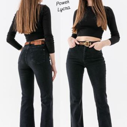 Джинсы Maxim Jeans (26-30) 1442 black (деми) Maxim Jeans 1442 black