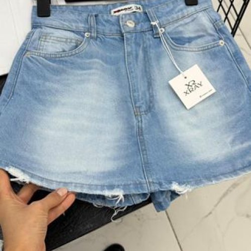 Юбка-шорты Maxim Jeans (34-40) 244-7373 l.blue (лето) Maxim Jeans 244-7373 l.blue
