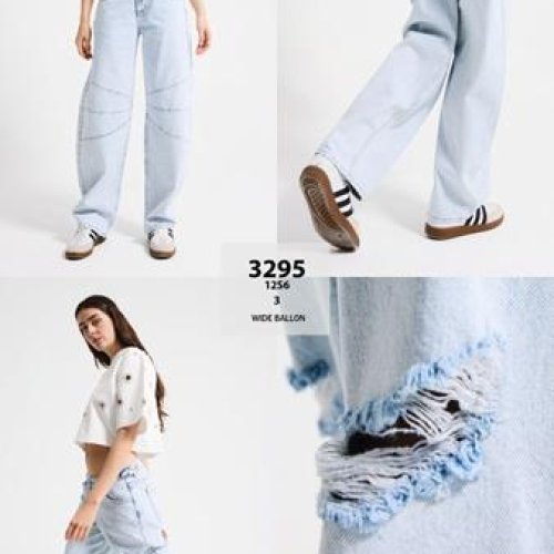 Джинсы Maxim Jeans (34-42) 3295-12S6-3 l.blue (деми) Maxim Jeans 3295-12S6-3 l.blue