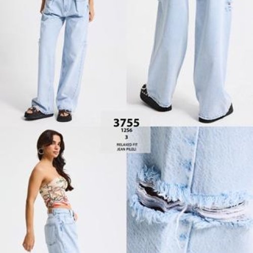 Джинсы Maxim Jeans (34-42) 3755-12S6-3 l.blue (деми) Maxim Jeans 3755-12S6-3 l.blue