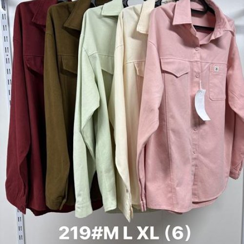 Рубашка Jacket (M-XL) 219 brown (деми) Jacket 219 brown