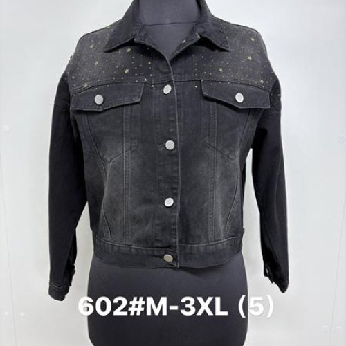 Куртка Jacket (M-3XL) 602 black (деми) Jacket 602 black