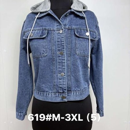 Куртка Jacket (M-3XL) 619 blue (деми) Jacket 619 blue