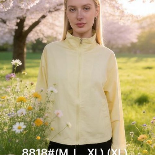 Ветровка Jacket (M-XL) 8818 yellow (деми) Jacket 8818 yellow