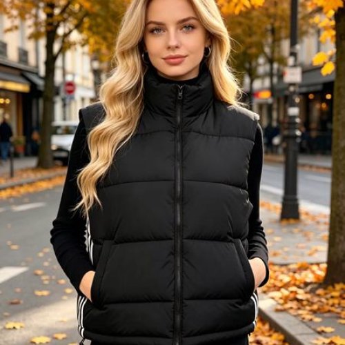 Жилетка Jacket (M-2XL) M125 black (деми) Jacket M125 black