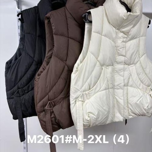 Жилетка Jacket (M-2XL) M2601 black (деми) Jacket M2601 black