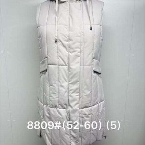 Жилетка Jacket (52-60) M8809 beige (деми) Jacket M8809 beige
