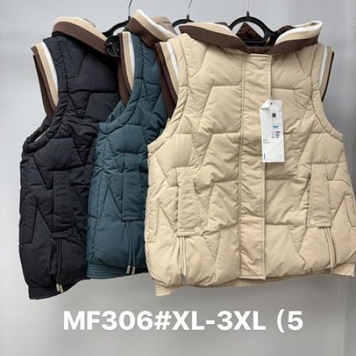 Жилетка Jacket (XL-3XL) MF306 green (деми) Jacket MF306 green