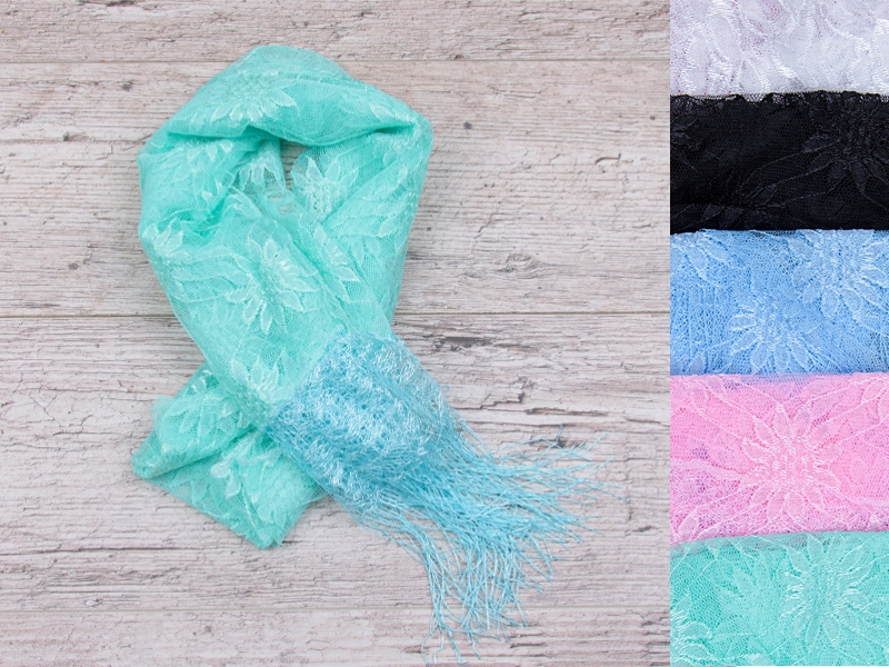 Шарф Shawls (52*42) AX01-1 mix (деми)