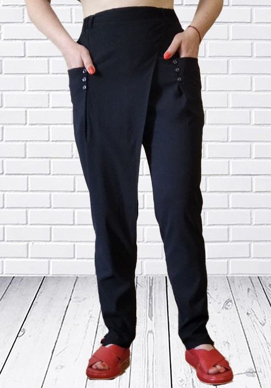 Штаны H&S (40-46) 162 black-old-1 (деми)