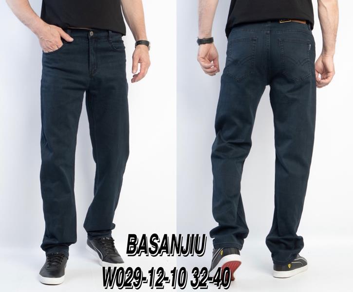 Джинсы Basanjiu (32-40) 029-12-10 navy (деми)