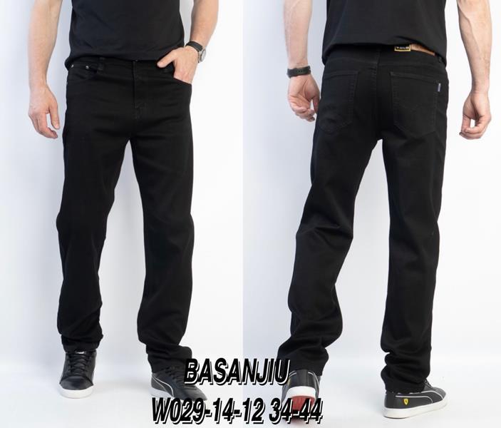 Джинсы Basanjiu (34-44) 029-14-12 black (деми)