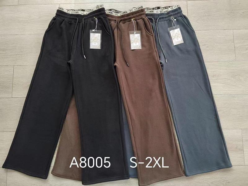 Штаны спорт Giang (S-2XL) G116-A8005 black (зима)