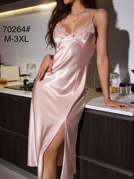 Ночнушка Brilliant (M-3XL) B70264 beige (лето)