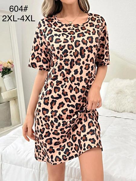 Ночнушка Anion (2XL-4XL) 604 beige (лето)
