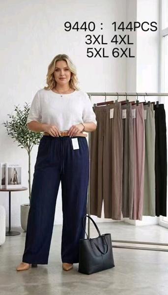 Штаны Romeo life (3XL-6XL) 9440 navy (лето)