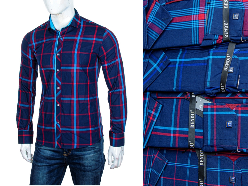 Рубашка Obuv OK2 (S-3XL) T0820 (12178) mix (деми)