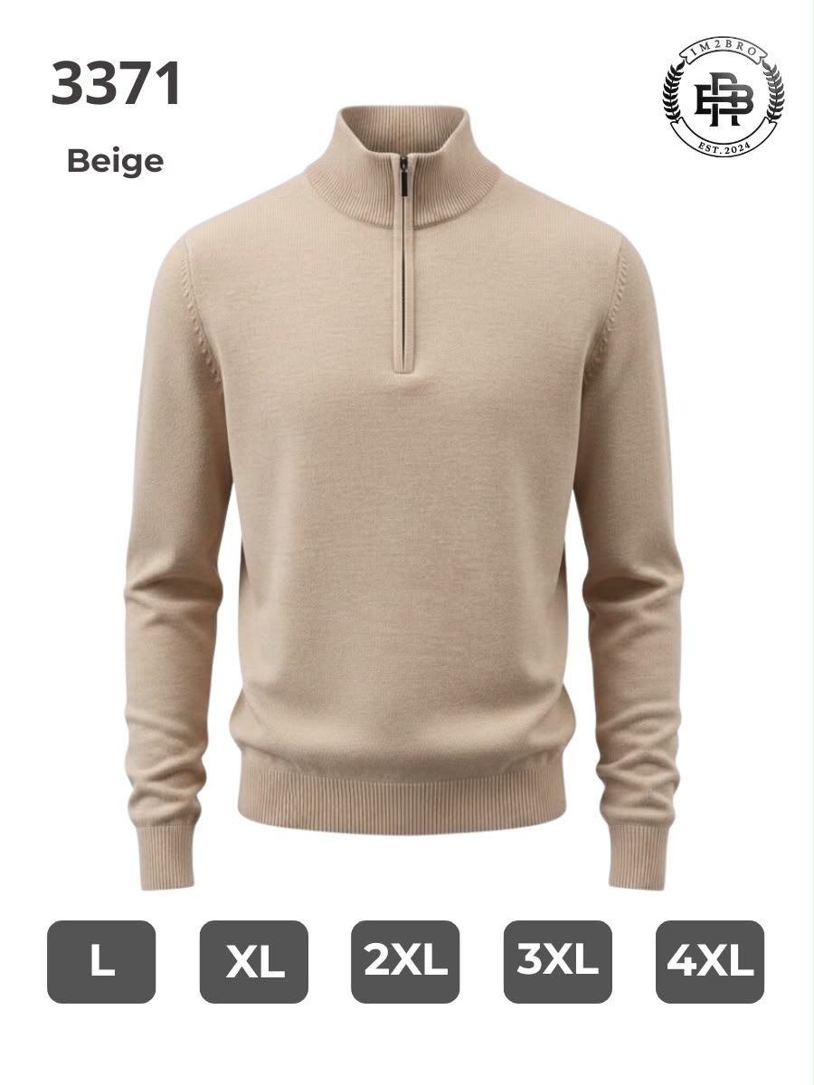 Свитер 2BRO (L-5XL) 3371 beige (деми)