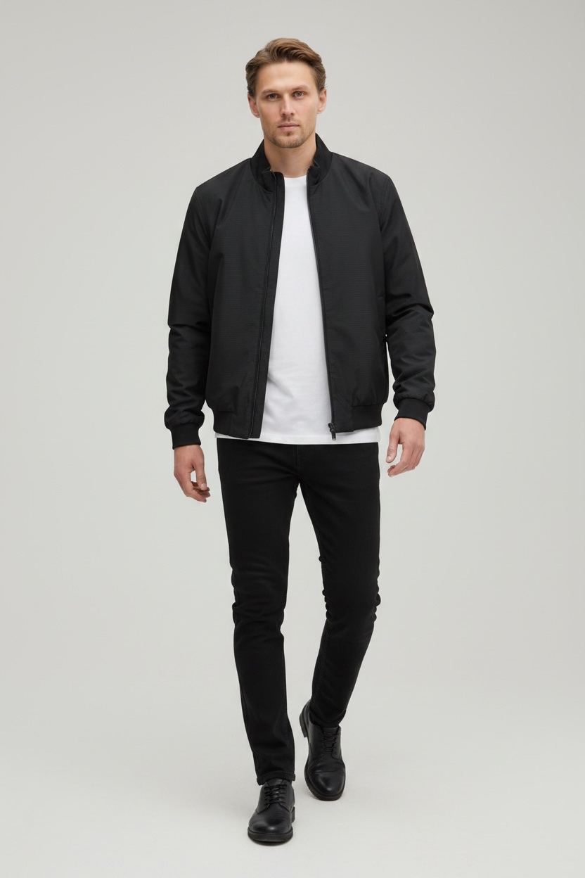 Куртка 2BRO (M-3XL) 8961 black (деми)
