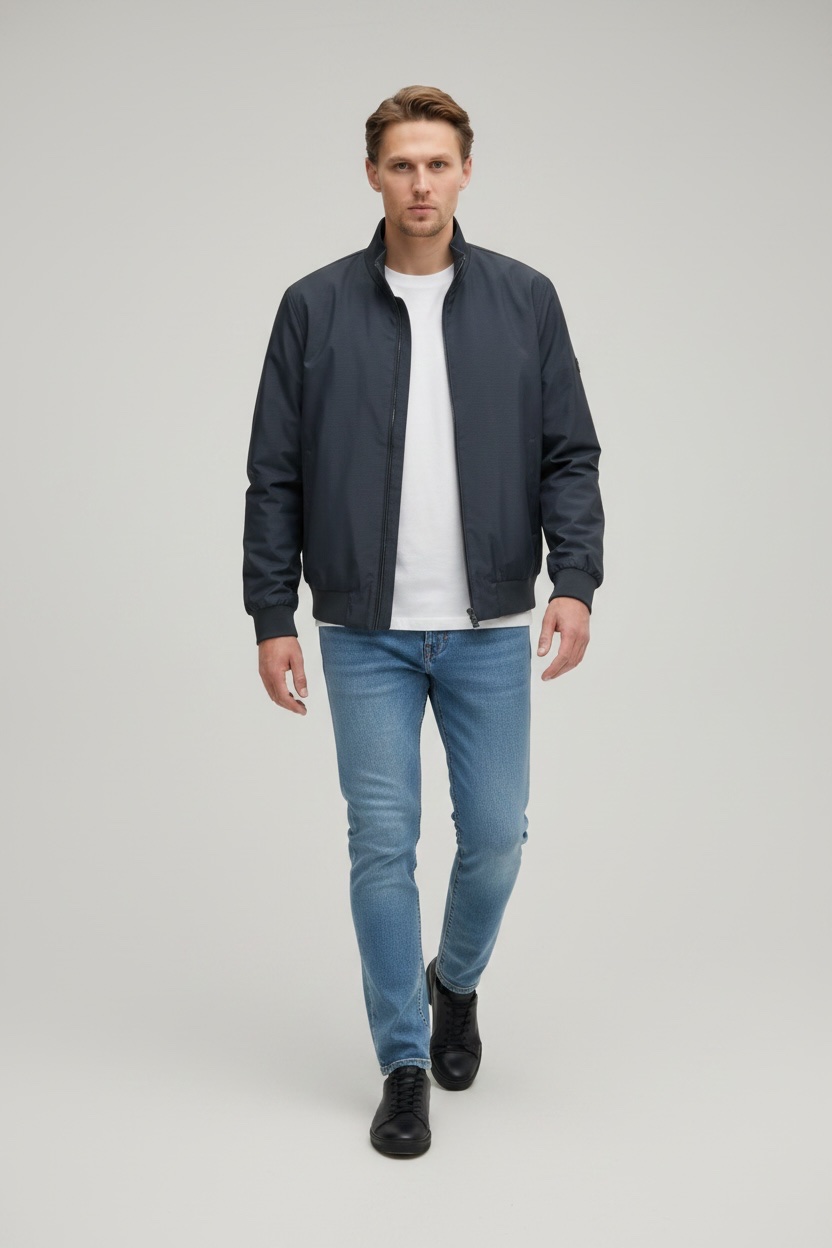 Куртка 2BRO (M-3XL) 8961 d.grey (деми)