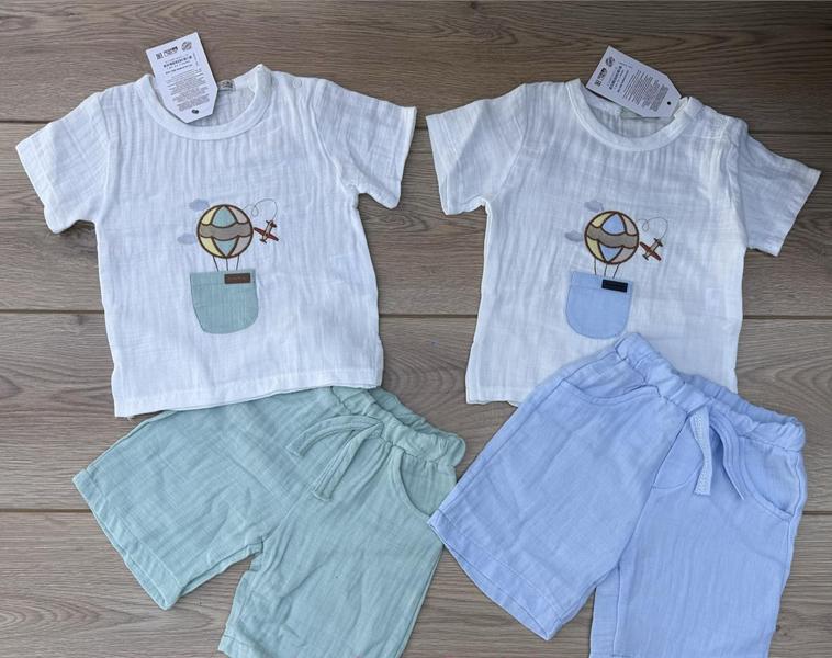 Костюм Emir kids (0.3-1) 1068 l.blue (лето)