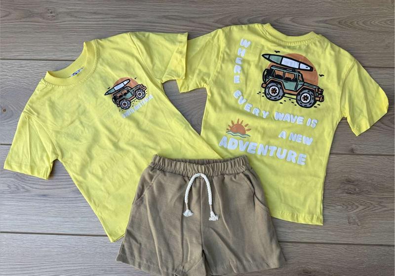 Костюм Emir kids (92-110) 1088 yellow (лето)