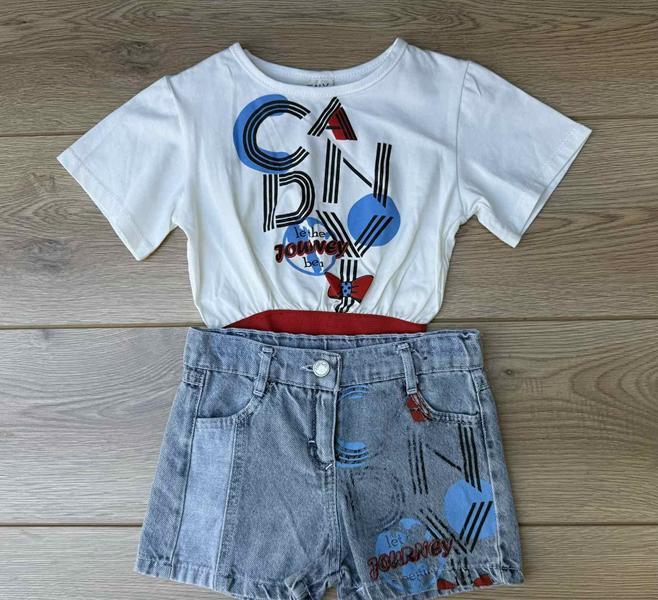 Костюм Emir kids (110-134) 1097 white (лето)