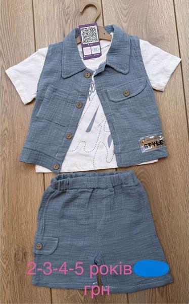 Костюм Emir kids (2-5) 1124 grey (лето)