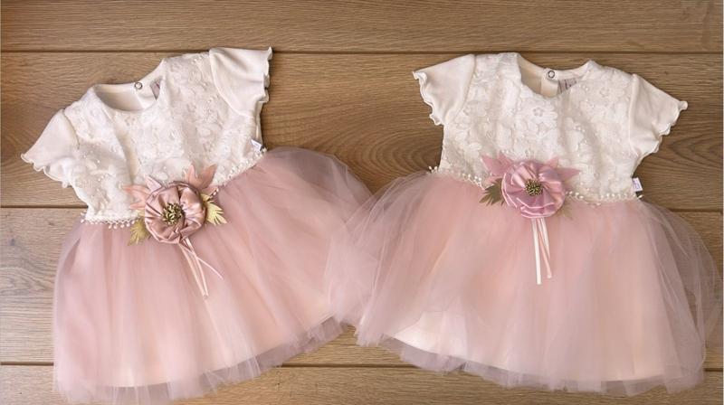 Платье Emir kids (74-86) 1233 peach (лето)