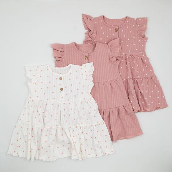 Платье Emir kids (80-92) 33-01-1 beige-white (лето)
