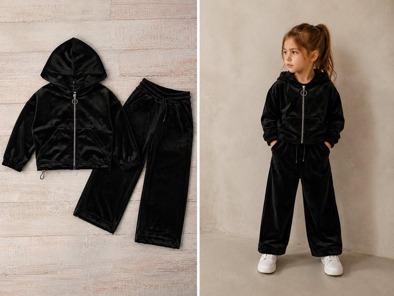 Костюм спорт LiMa kids (98-122) 2618 black (деми)